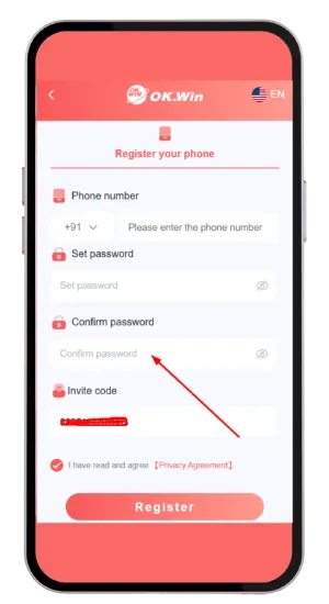 Create a password